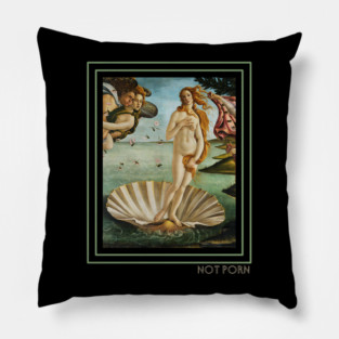 Botticelli's Birth of Venus is NOT PORN Pillow