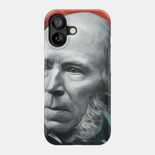Herbert Spencer Portrait | Herbert Spencer Artwork 2 Phone Case