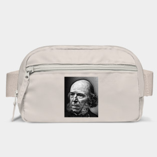 Herbert Spencer Black And White Portrait | Herbert Spencer Artwork 3 Bag