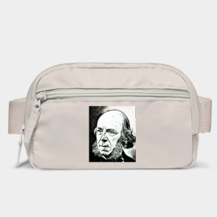 Herbert Spencer Black And White Portrait | Herbert Spencer Artwork 4 Bag
