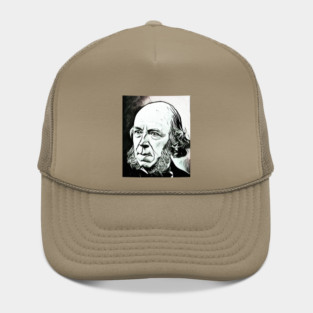 Herbert Spencer Black And White Portrait | Herbert Spencer Artwork 4 Hat