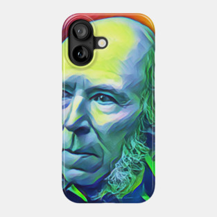 Herbert Spencer Colourful Portrait | Herbert Spencer Artwork 6 Phone Case