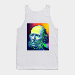 Herbert Spencer Colourful Portrait | Herbert Spencer Artwork 6 Tank Top