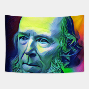 Herbert Spencer Colourful Portrait | Herbert Spencer Artwork 6 Tapestry