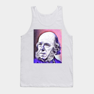 Herbert Spencer Pink Portrait | Herbert Spencer Artwork 7 Tank Top