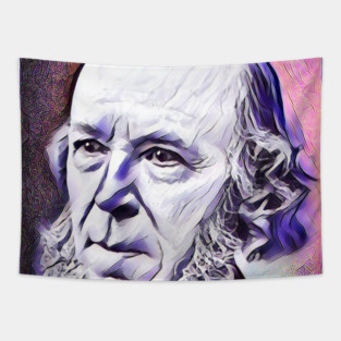 Herbert Spencer Pink Portrait | Herbert Spencer Artwork 7 Tapestry