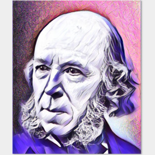 Herbert Spencer Pink Portrait | Herbert Spencer Artwork 7 Posters and Art