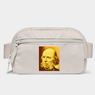 Herbert Spencer Golden Portrait | Herbert Spencer Artwork 8 Bag