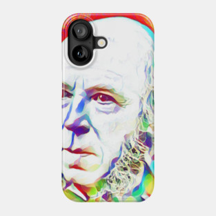 Herbert Spencer Colouful Portrait | Herbert Spencer Artwork 11 Phone Case