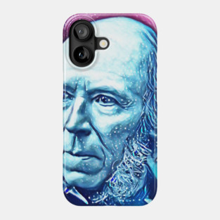 Herbert Spencer Snowy Portrait | Herbert Spencer Artwork 13 Phone Case