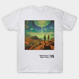 Beach House / Minimal Graphic Artwork Design T-Shirt