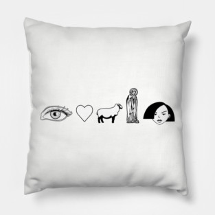I Love You Mary Jane Pillow