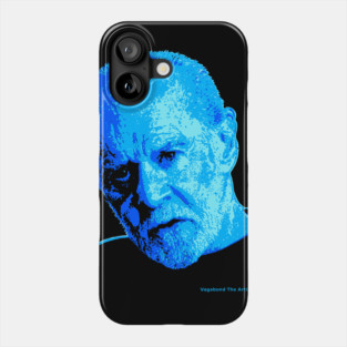 Black Tee - George Carlin Portrait Phone Case