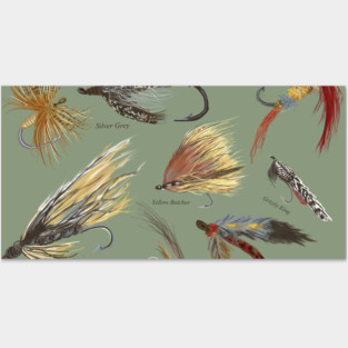 Fly Fishing with Hand Tied flies! Posters and Art