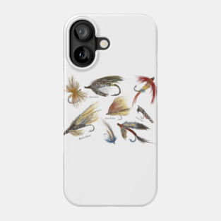 Vintage Fly Fishing Lures! Phone Case