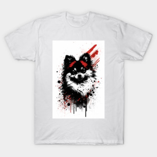 Pomeranian Dog Portrait T-Shirt