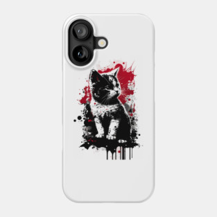 Munchkin Cat Portrait Phone Case