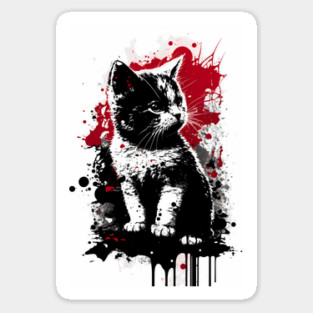 Munchkin Cat Portrait Sticker