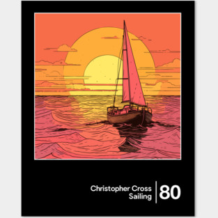 Christopher Cross / Minimalist Graphic Design Artwork Posters and Art