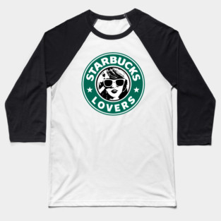 Taylor Swift - Long List of Starbucks Lovers Baseball T-Shirt