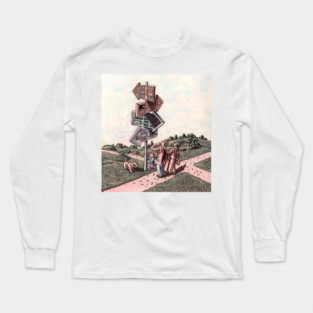 Real Estate Road Sign Long Sleeve T-Shirt