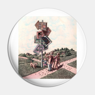 Real Estate Road Sign Pin