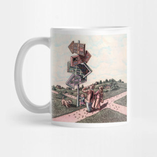 Real Estate Road Sign Mug