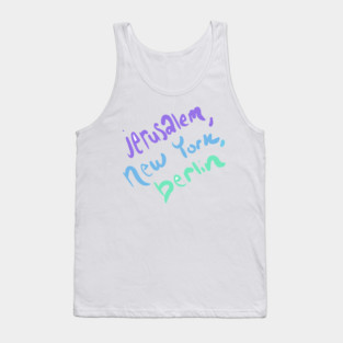 Jerusalem, New York, Berlin Vampire Weekend Tank Top
