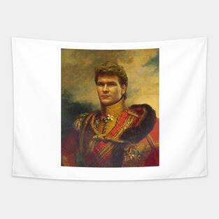 Patrick Swayze - replaceface Tapestry