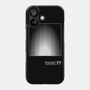 Talking Heads - Minimalist Style Illustration Artwork Phone Case