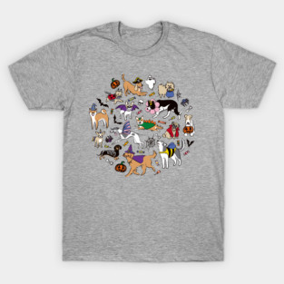 Dogs Fun Halloween T-Shirt