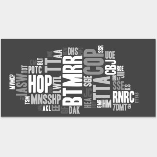 WDW Acronyms Posters and Art