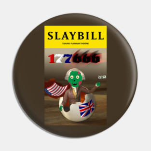 Broadway Zombie 177666 Slaybill Pin
