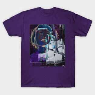 ∆∆∆ Triple Glitch Girl ∆∆∆ Aesthetic Graphic Design T-Shirt