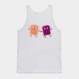 Cute peanut butter and jelly sandwich cartoon Tank Top
