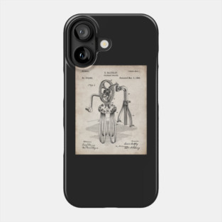 Egg Beater Patent - Baker Cook Chef Kitchen Decor Art - Antique Phone Case