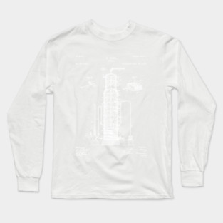 Whisky Patent - Whisky Still Art - Antique Long Sleeve T-Shirt