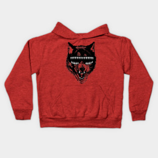 Macho Wolf Kids Hoodie
