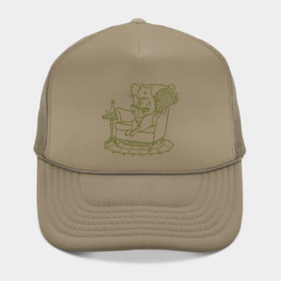 Squirrel Reading Hat