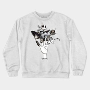 Tim Burton Tribute - Nightmare Before Christmas - Corpse Bride - Frankenweenie Crewneck Sweatshirt