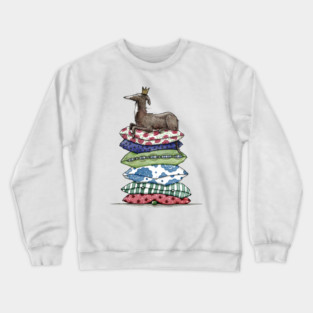Princess On The Pea - Greyhound - Galgo - Whippet - Italian Greyhound Crewneck Sweatshirt