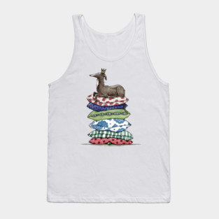 Princess On The Pea - Greyhound - Galgo - Whippet - Italian Greyhound Tank Top