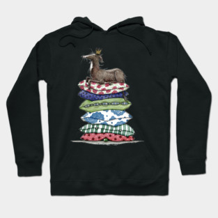 Princess On The Pea - Greyhound - Galgo - Whippet - Italian Greyhound Hoodie