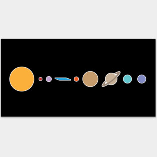 Flat earth conspiracy theory humor illustration Posters and Art