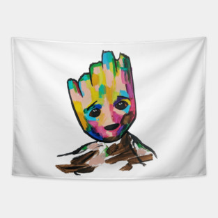 Baby Groot Tapestry