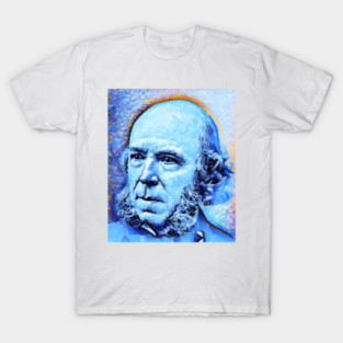 Herbert Spencer Portrait | Herbert Spencer Artwork | Herbert Spencer Painting 14 T-Shirt