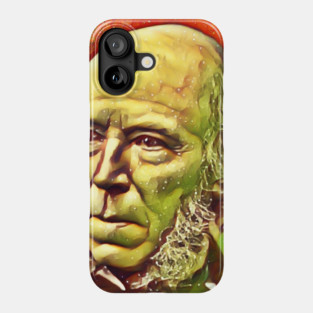 Herbert Spencer Snow Portrait | Herbert Spencer Artwork 15 Phone Case