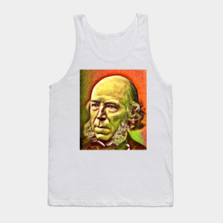 Herbert Spencer Snow Portrait | Herbert Spencer Artwork 15 Tank Top