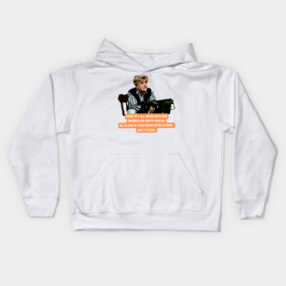 Murder She Wrote Reruns After School Kids Hoodie