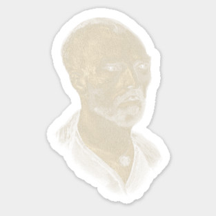 Vincent van Gogh Self Portrait in Vintage Sepia Sticker